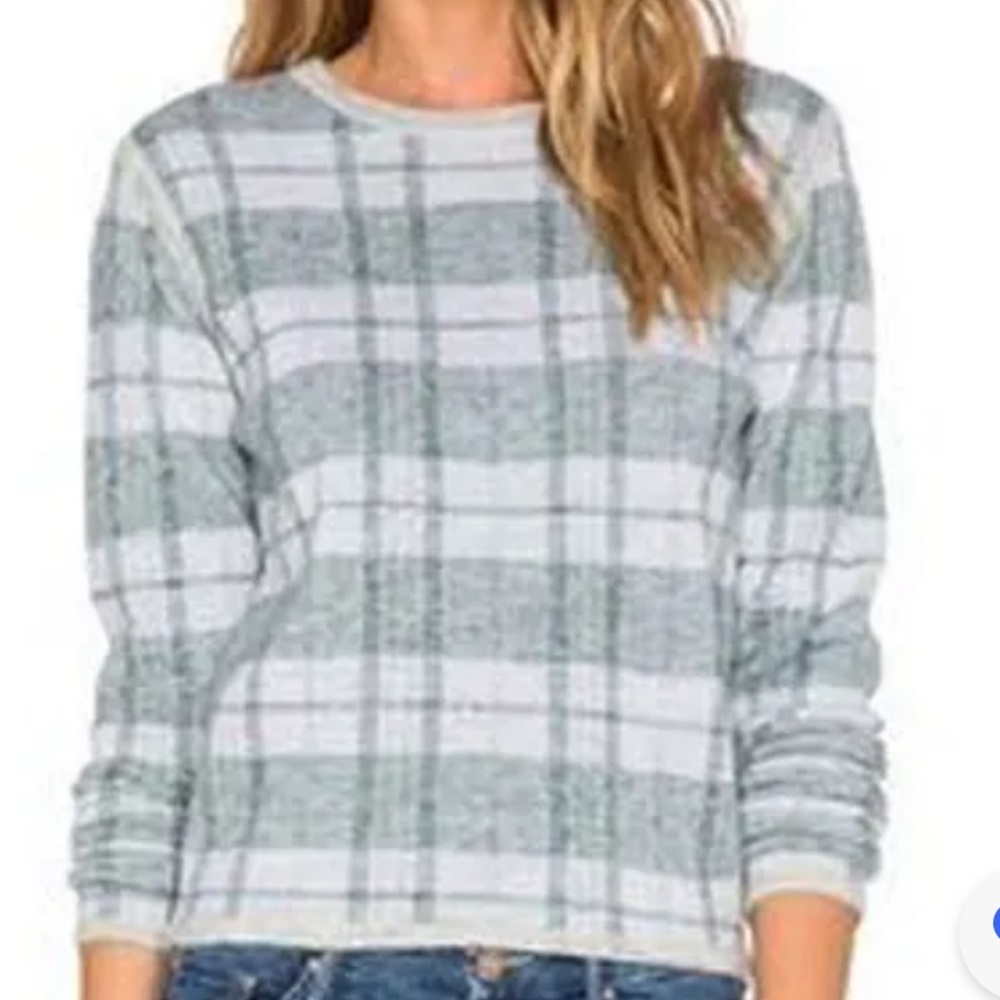 PAIGE Plaid Wool‎ Sweater Pullover REVOLVE XS